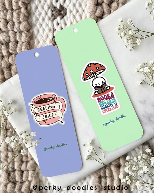 Set of 2 Relatable Long Bookmark