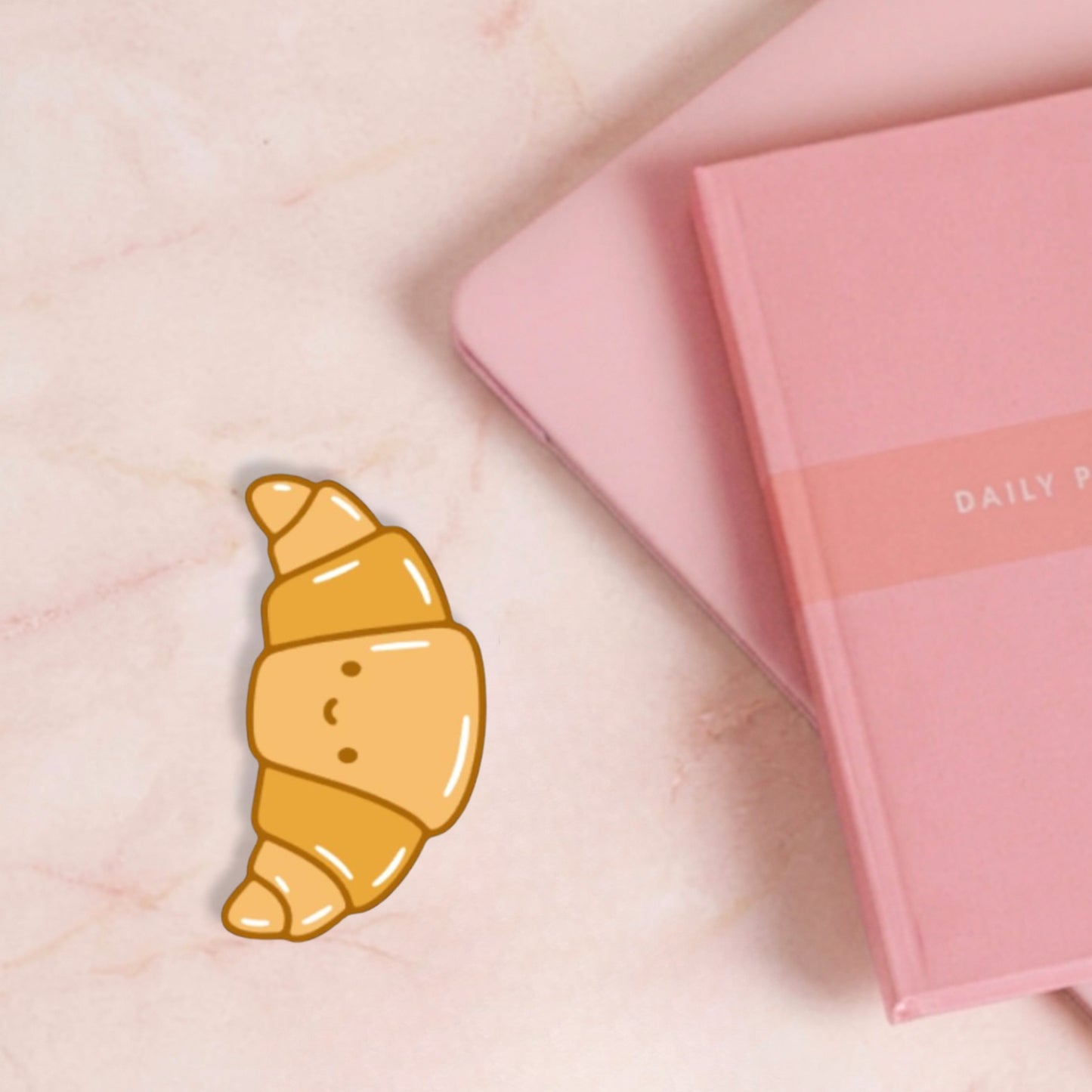 Butterbean Bookmark | Cute Croissant Bookmark for Book Lovers