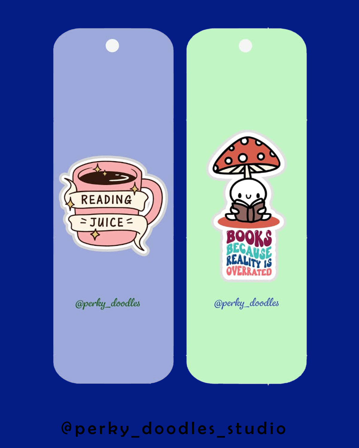 Set of 2 Relatable Long Bookmark